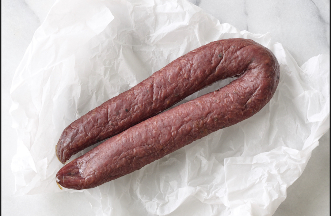 Wagyu Dried Smoked Sausage Peeler Farms Texas Wagyu Beef